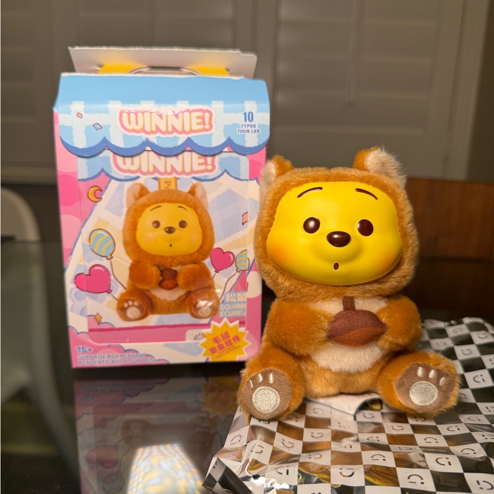 Miniso Winnie the Pooh Plush Pendant (squirrel)